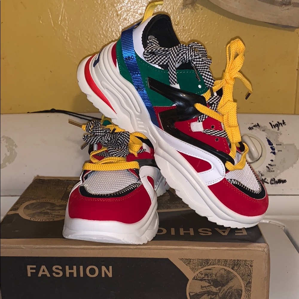Multi Color Fashion Sneakers